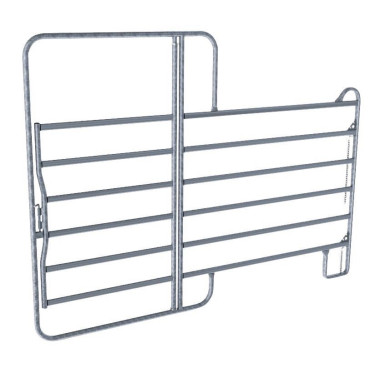 Vorverzinktes Weidepanel mit Tür Kerbl