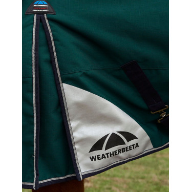Weatherbeeta ComFiTec Plus Dynamic Regendecke 100 g Waldgrün / Marineblau Grün Weatherbeeta ComFiTec Plus Dynamic Regendecke 100 g Waldgrün / Marineblau Grün