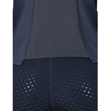 Dublin Reitpolo für Damen, langärmelig, tailliert und gebürstet Marine Marineblau Dublin Reitpolo für Damen, langärmelig, tailliert und gebürstet Marine Marineblau