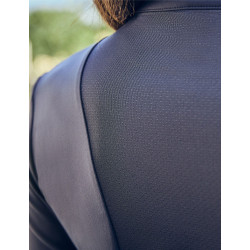 Dublin Reitpolo für Damen, langärmelig, tailliert und gebürstet Marine Marineblau Dublin Reitpolo für Damen, langärmelig, tailliert und gebürstet Marine Marineblau