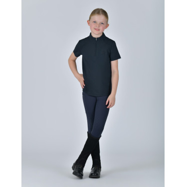 Kinder-Poloshirt Dublin mit 1/4-Reißverschluss, kurzärmelig Marine Marineblau Kinder-Poloshirt Dublin mit 1/4-Reißverschluss, kurzärmelig Marine Marineblau