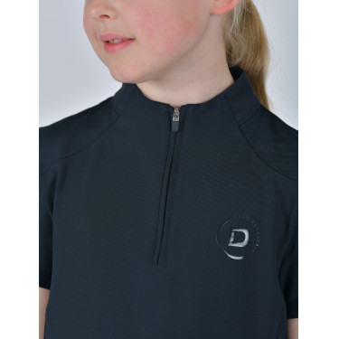 Kinder-Poloshirt Dublin mit 1/4-Reißverschluss, kurzärmelig Marine Marineblau Kinder-Poloshirt Dublin mit 1/4-Reißverschluss, kurzärmelig Marine Marineblau