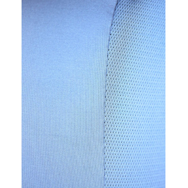Kurzarm-Poloshirt Dublin, atmungsaktiv, 1/4-Reißverschluss, Damen Blauer Nebel Kurzarm-Poloshirt Dublin, atmungsaktiv, 1/4-Reißverschluss, Damen Blauer Nebel