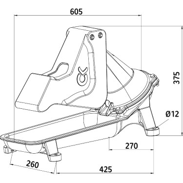 Weidepumpe P100 Kerbl aus Gusseisen