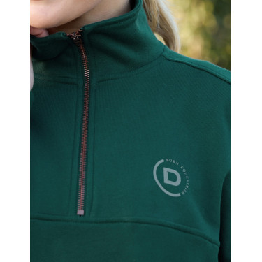 Dublin Damen-Fleecepullover mit 1/4-Reißverschluss Dunkles Smaragdgrün Dublin Damen-Fleecepullover mit 1/4-Reißverschluss Dunkles Smaragdgrün