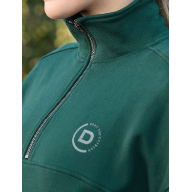 Dublin Damen-Fleecepullover mit 1/4-Reißverschluss Dunkles Smaragdgrün Dublin Damen-Fleecepullover mit 1/4-Reißverschluss Dunkles Smaragdgrün