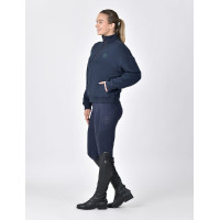 Dublin Damen-Fleecepullover mit 1/4-Reißverschluss Marine Marineblau