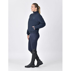 Dublin Damen-Fleecepullover mit 1/4-Reißverschluss Marine Marineblau