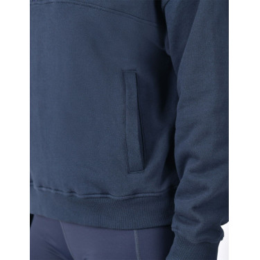 Dublin Damen-Fleecepullover mit 1/4-Reißverschluss Marine Marineblau
