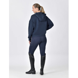 Dublin Fleece-Hoodie Damen mit 1/4-Reißverschluss Marine Marineblau