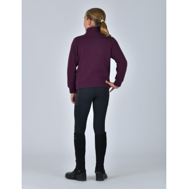 Kinder-Fleecepullover Dublin 1/4 Zip Purpurviolett Kinder-Fleecepullover Dublin 1/4 Zip Purpurviolett