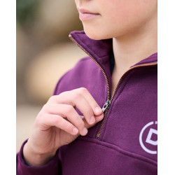 Kinder-Fleecepullover Dublin 1/4 Zip Purpurviolett Kinder-Fleecepullover Dublin 1/4 Zip Purpurviolett