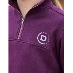 Kinder-Fleecepullover Dublin 1/4 Zip Purpurviolett Kinder-Fleecepullover Dublin 1/4 Zip Purpurviolett