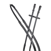 Collegiate ComFiTec Opulux Gummizügel flach Schwarz