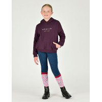 Kinder-Hoodie Dublin Logo Lurex Lilah Perfektes Pflaumenrot / Roségold Kinder-Hoodie Dublin Logo Lurex Lilah Perfektes Pflaumenrot / Roségold