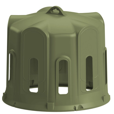 Heuraufe mit Glocke Kerbl für Rundballen Heuraufe mit Glocke Kerbl für Rundballen