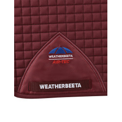 Weatherbeeta Prime Air-Tec Dressage Shaped Satteldecke Burgund Bordeaux
