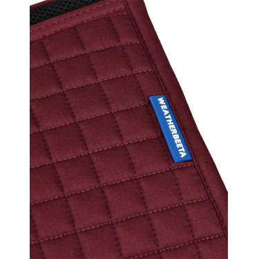 Weatherbeeta Prime Air-Tec Dressage Shaped Satteldecke Burgund Bordeaux