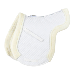 Weatherbeeta Prime Comfy Fleece Numnah Satteldecke Weiß Weiß