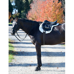 Weatherbeeta Prime Comfy Fleece Numnah Satteldecke Weiß Weiß