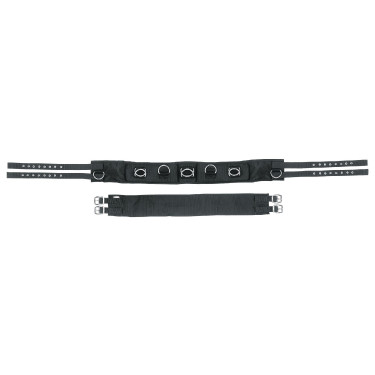 Nylon-Longiergurt mit 9 Ringen Covalliero Nylon-Longiergurt mit 9 Ringen Covalliero