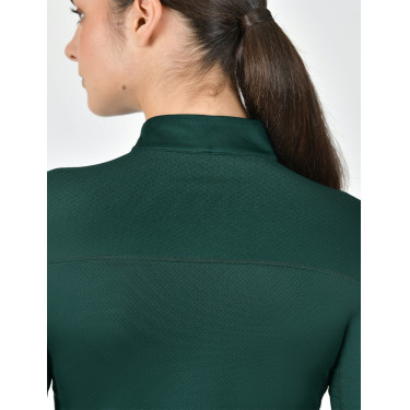 Dublin Damen Langarm-Reitoberteil, atmungsaktiv Dunkles Smaragdgrün Grün Dublin Damen Langarm-Reitoberteil, atmungsaktiv Dunkles Smaragdgrün Grün