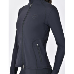 Vielseitige Dublin-Jacke mit Reißverschluss Schwarz Vielseitige Dublin-Jacke mit Reißverschluss Schwarz