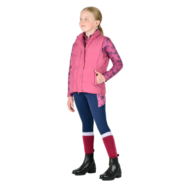 Kinder Weste ohne Ärmel, gesteppte Fleece Dublin Patrice Everyday Rotviolett Kinder Weste ohne Ärmel, gesteppte Fleece Dublin Patrice Everyday Rotviolett
