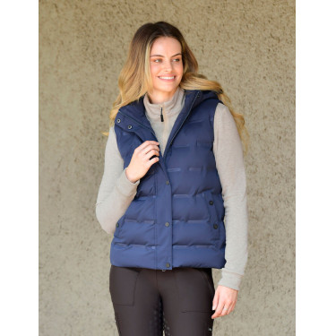 WeatherBeeta thermoversiegelte gesteppte Damenweste Hapur ohne Ärmel Marine Iris WeatherBeeta thermoversiegelte gesteppte Damenweste Hapur ohne Ärmel Marine Iris