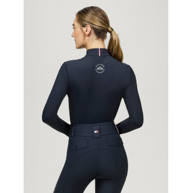 Basisschicht Tommy Hilfiger Equestrian Milo 1/4-Zip Damen Wüstenhimmel Blau Basisschicht Tommy Hilfiger Equestrian Milo 1/4-Zip Damen Wüstenhimmel Blau