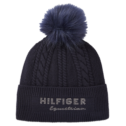 Pompom-Ohrenhaube Tommy Hilfiger Equestrian Perry Wüstenhimmel Blau