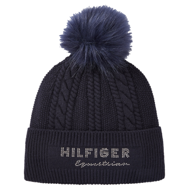 Pompom-Ohrenhaube Tommy Hilfiger Equestrian Perry Wüstenhimmel Blau Pompom-Ohrenhaube Tommy Hilfiger Equestrian Perry Wüstenhimmel Blau