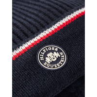 Gestrickte Mütze Tommy Hilfiger Equestrian Kent Wüstenhimmel Blau