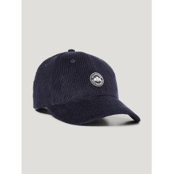 Tommy Hilfiger Equestrian Cord-Cap Watson Wüstenhimmel Blau
