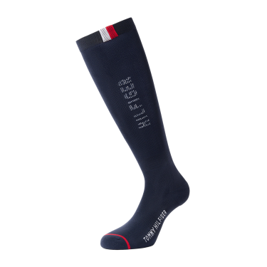 Strass-Socken Tommy Hilfiger Equestrian Erie Wüstenhimmel Blau Strass-Socken Tommy Hilfiger Equestrian Erie Wüstenhimmel Blau