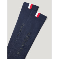 Strass-Socken Tommy Hilfiger Equestrian Erie Wüstenhimmel Blau Strass-Socken Tommy Hilfiger Equestrian Erie Wüstenhimmel Blau