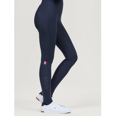 Strass-Socken Tommy Hilfiger Equestrian Erie Wüstenhimmel Blau Strass-Socken Tommy Hilfiger Equestrian Erie Wüstenhimmel Blau