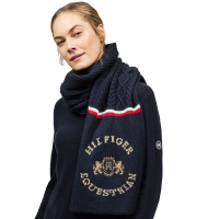 Gestrickter Schal Tommy Hilfiger Equestrian Hyde Wüstenhimmel Blau Gestrickter Schal Tommy Hilfiger Equestrian Hyde Wüstenhimmel Blau