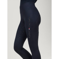 Damen-Leggings Tommy Hilfiger Equestrian Elmira Winter mit Strass und Full-Grip Wüstenhimmel Blau Damen-Leggings Tommy Hilfiger Equestrian Elmira Winter mit Strass und Full-Grip Wüstenhimmel Blau