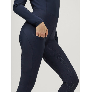 Damen-Leggings Tommy Hilfiger Equestrian Elmira Winter mit Strass und Full-Grip Wüstenhimmel Blau Damen-Leggings Tommy Hilfiger Equestrian Elmira Winter mit Strass und Full-Grip Wüstenhimmel Blau