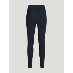 Damen-Leggings Tommy Hilfiger Equestrian Elmira Winter mit Strass und Full-Grip Wüstenhimmel Blau
