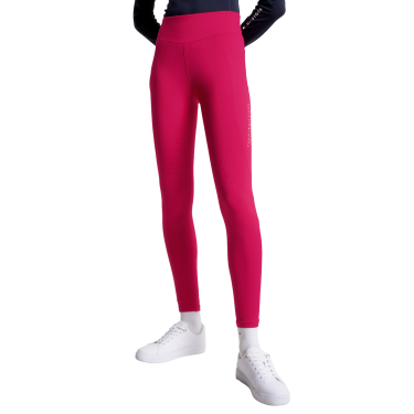 Tommy Hilfiger Equestrian Monaco Vollgrip-Leggings Kirsche