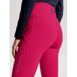 Tommy Hilfiger Equestrian Monaco Vollgrip-Leggings Kirsche