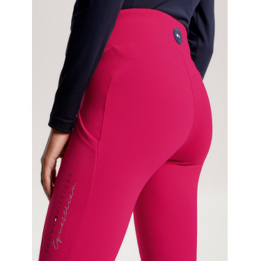Tommy Hilfiger Equestrian Monaco Vollgrip-Leggings Kirsche