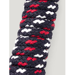 Tommy Hilfiger Equestrian Yale Halfter und Führstrick mit Fell Wüstenhimmel Blau Tommy Hilfiger Equestrian Yale Halfter und Führstrick mit Fell Wüstenhimmel Blau