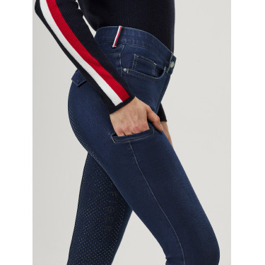 Tommy Hilfiger Equestrian Damen-Reithose Hope aus Jeans Spülen