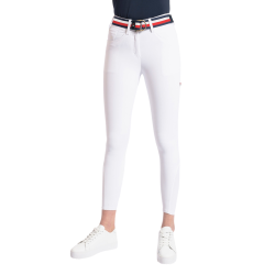 Wettkampfhose Tommy Hilfiger Equestrian Geneva Damen mit Kniegrip Optisches Weiß Weiß Wettkampfhose Tommy Hilfiger Equestrian Geneva Damen mit Kniegrip Optisches Weiß Weiß