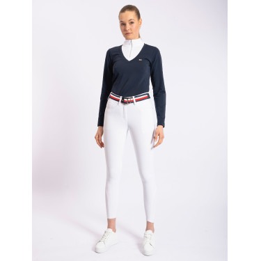 Wettkampfhose Tommy Hilfiger Equestrian Geneva Damen mit Kniegrip Optisches Weiß Weiß Wettkampfhose Tommy Hilfiger Equestrian Geneva Damen mit Kniegrip Optisches Weiß Weiß