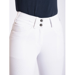 Wettkampfhose Tommy Hilfiger Equestrian Geneva Damen mit Kniegrip Optisches Weiß Weiß Wettkampfhose Tommy Hilfiger Equestrian Geneva Damen mit Kniegrip Optisches Weiß Weiß
