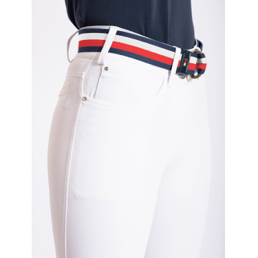 Wettkampfhose Tommy Hilfiger Equestrian Geneva Damen mit Kniegrip Optisches Weiß Weiß Wettkampfhose Tommy Hilfiger Equestrian Geneva Damen mit Kniegrip Optisches Weiß Weiß